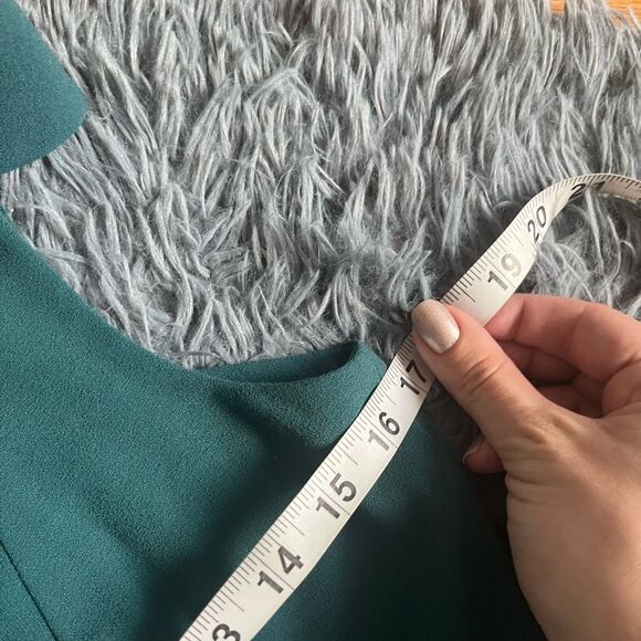 Bevza Teal Green Mini Dress Size S - Picture 3 of 6